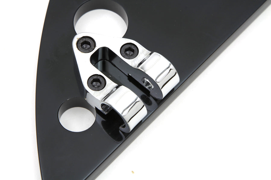 Driver Black Half Moon Footboard Set With Holes