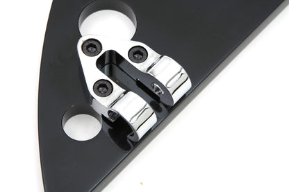 Driver Black Half Moon Footboard Set With Holes