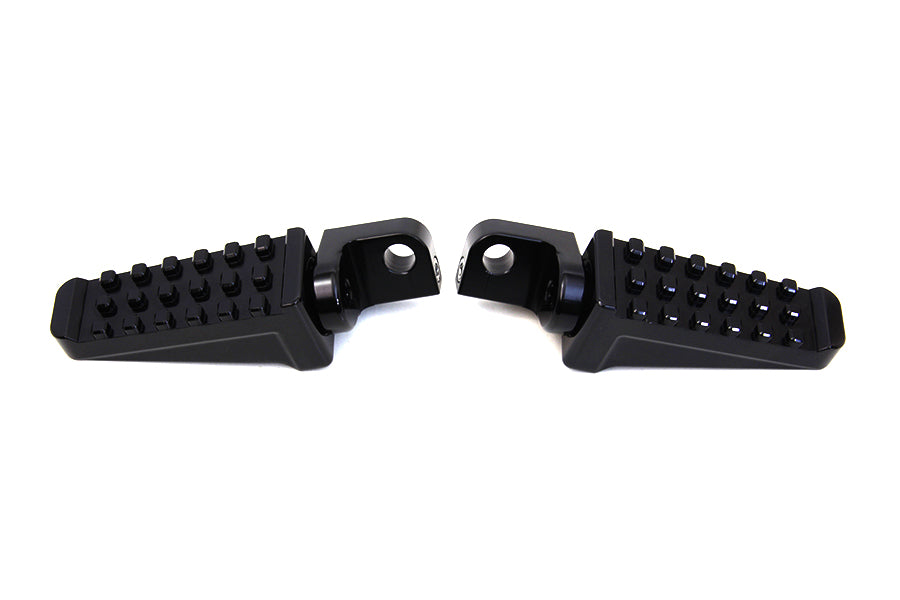 Black Racer Style Footpeg Set