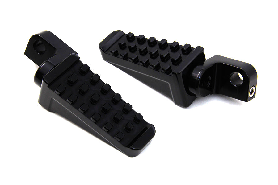 Black Racer Style Footpeg Set