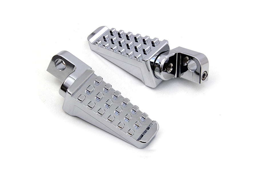 Chrome Racer Style Footpeg Set