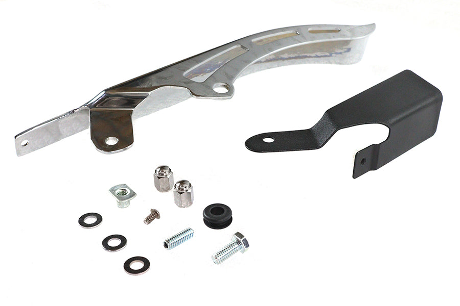Chrome Rear Upper Belt Guard