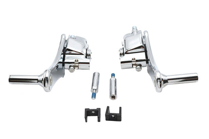 Adjustable Auxiliary Passenger Footpeg Mount Set