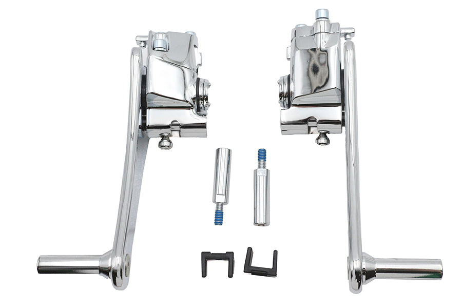 Adjustable Auxiliary Passenger Footpeg Mount Set