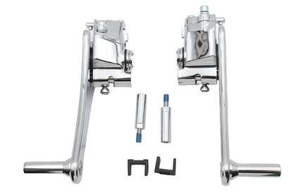 Adjustable Auxiliary Passenger Footpeg Mount Set