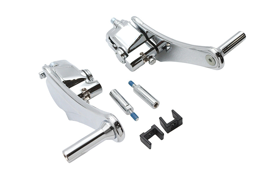 Adjustable Auxiliary Passenger Footpeg Mount Set