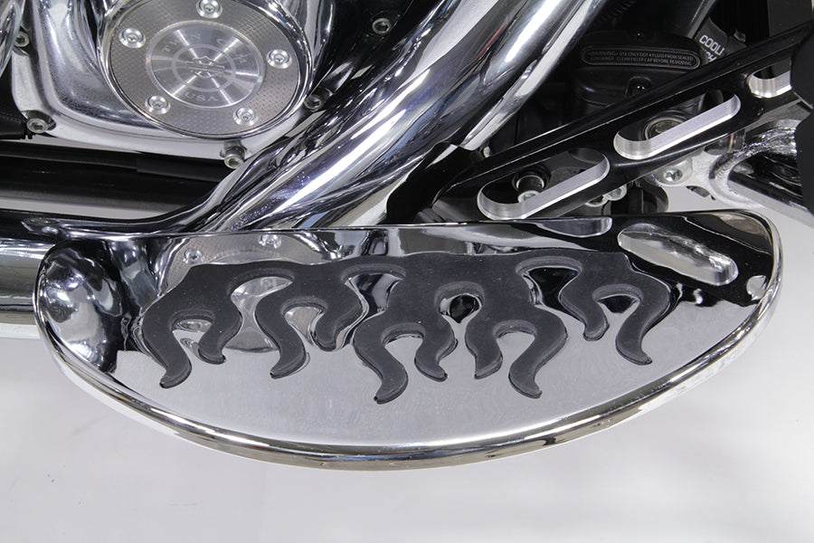 Driver Footboard Set with Flame Design