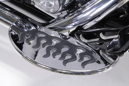 Driver Footboard Set with Flame Design