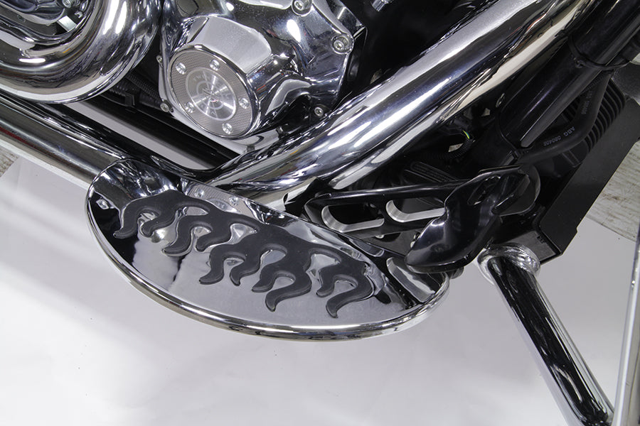 Driver Footboard Set with Flame Design