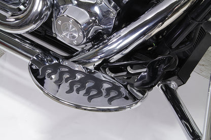 Driver Footboard Set with Flame Design