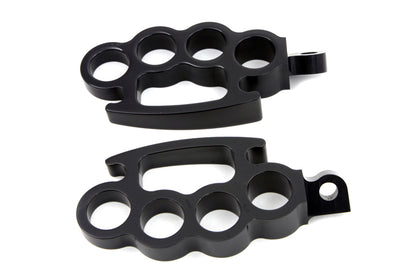 Black Knuckle Footpeg Set