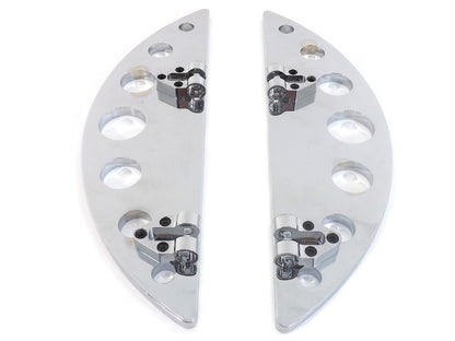 Driver Chrome Half Moon Footboard Set