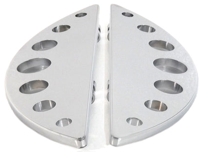 Driver Chrome Half Moon Footboard Set