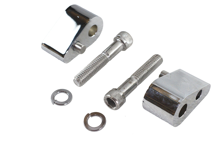 Passenger Footboard Extension Spacer Chrome