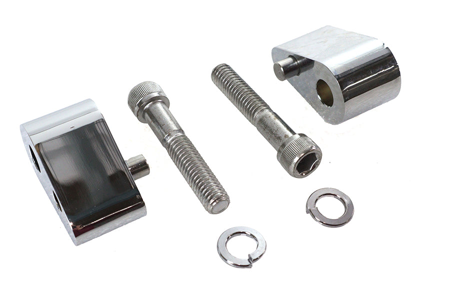 Passenger Footboard Extension Spacer Chrome