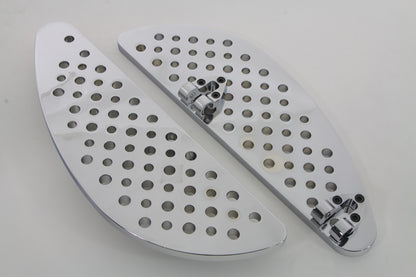 Driver Chrome Half Moon Footboard Set