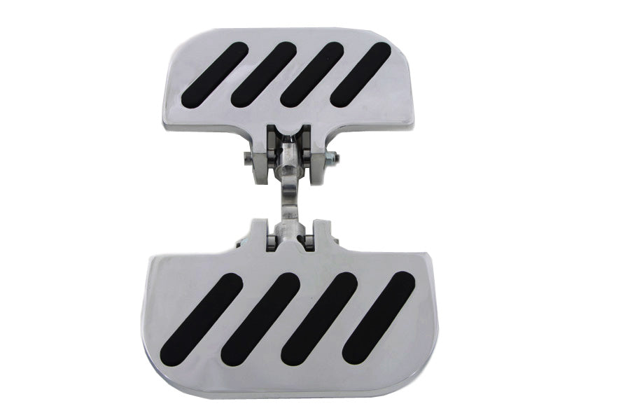 Chrome Slot Inverted Passenger Footboard Set