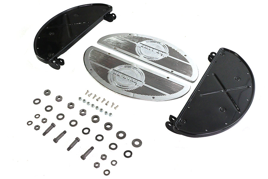 Half Moon Footboard Set Black