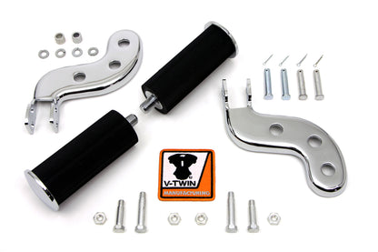 Buddy Seat Footpeg Set Chrome