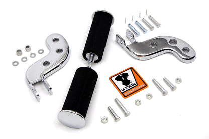 Buddy Seat Footpeg Set Chrome