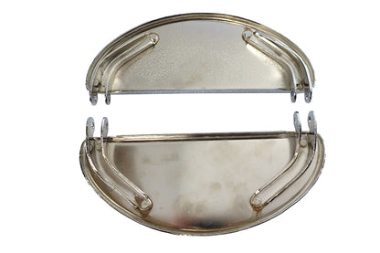 Driver 'D' Shape Footboard Set Chrome