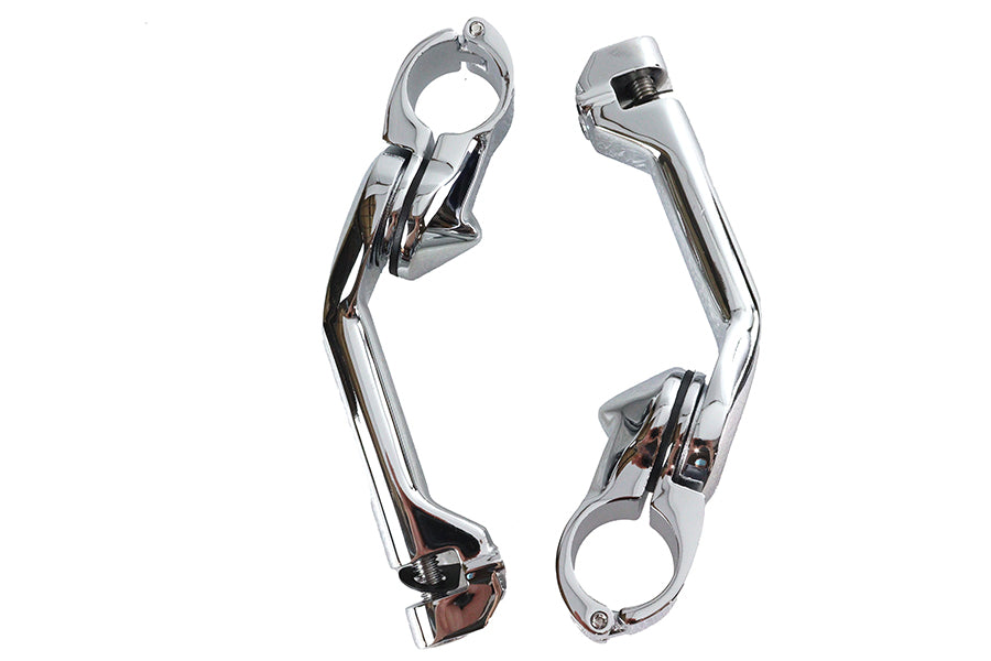 Adjustable Long Footpeg Mount Kit Forged Alloy