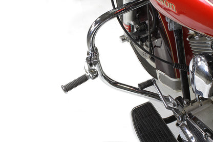 Short Angled Footpeg Mount Kit Chrome