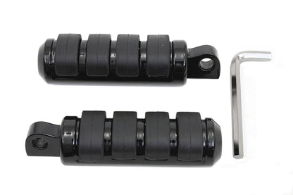 Small Cats Paw Footpeg Set Black