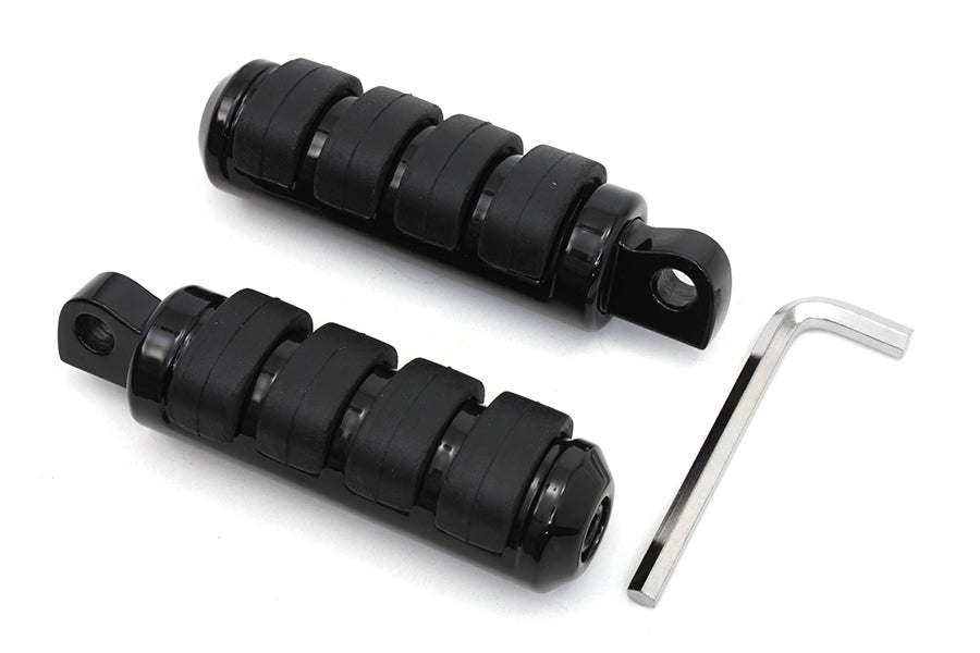 Small Cats Paw Footpeg Set Black