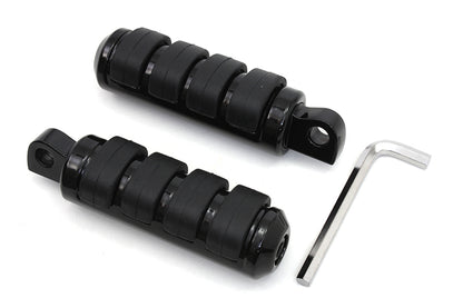 Small Cats Paw Footpeg Set Black
