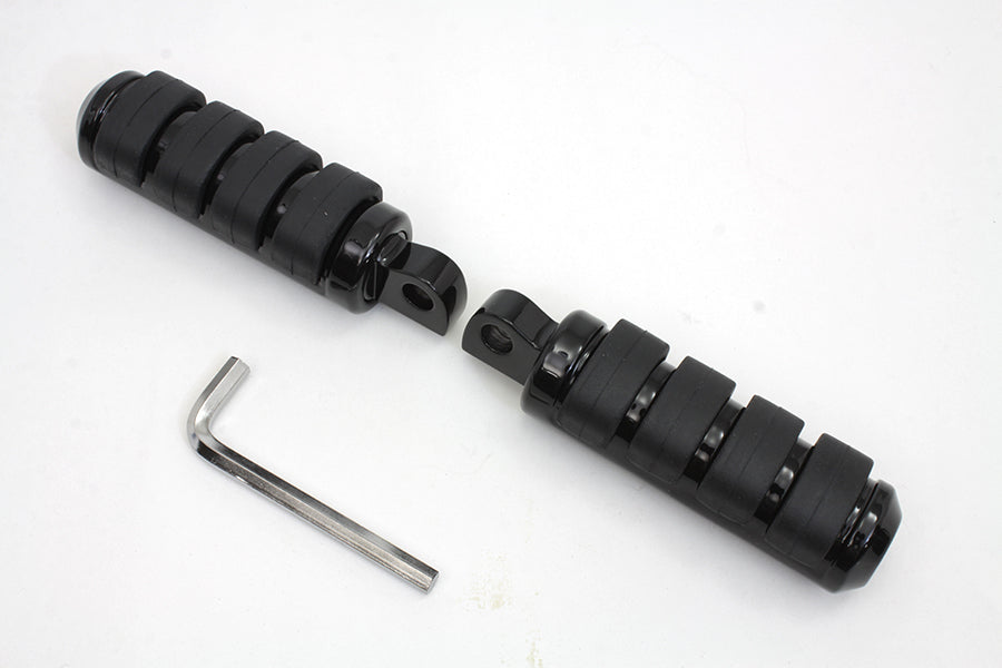 Small Cats Paw Footpeg Set Black