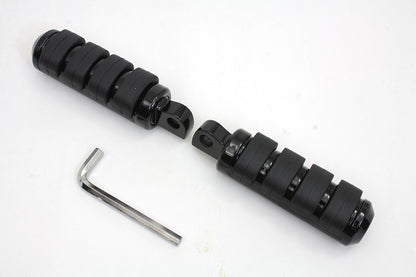 Small Cats Paw Footpeg Set Black