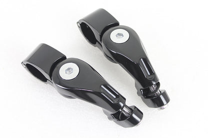 Short Angled Footpeg Mount Kit Black