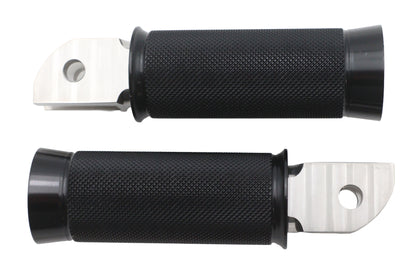 M8 Speedster Driver Footpeg Set Black