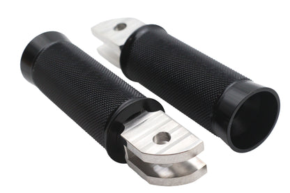 M8 Speedster Driver Footpeg Set Black