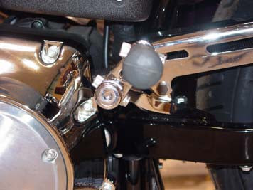 Adjustable Passenger Footpeg Mount Kit Chrome