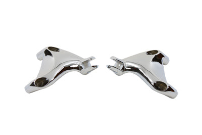 Footpeg Bracket Set Passenger Chrome