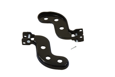Black Buddy Seat Footpeg Bracket Set
