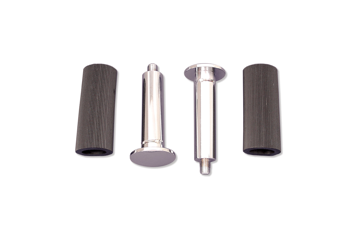Rear Buddy Seat Footpeg Set Chrome