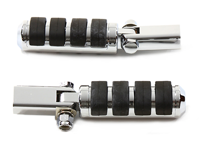 Passenger Footpeg Set Soft Paw Chrome