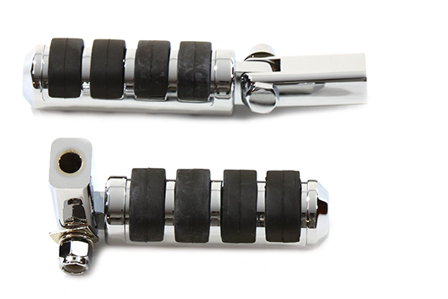 Passenger Footpeg Set Soft Paw Chrome