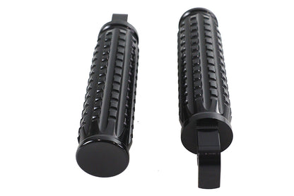 Black Grained Style Footpeg Set