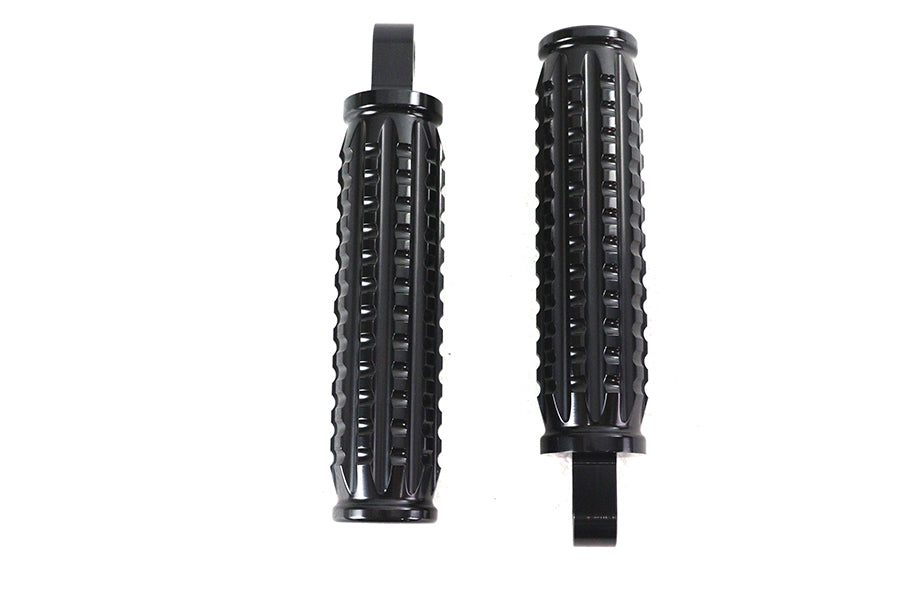 Black Grained Style Footpeg Set