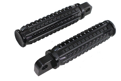 Black Grained Style Footpeg Set