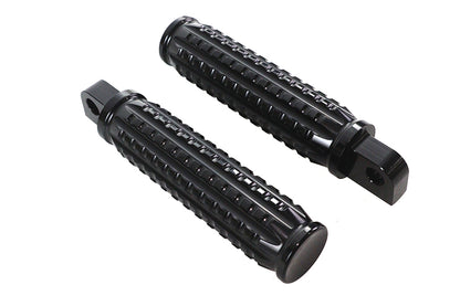 Black Grained Style Footpeg Set
