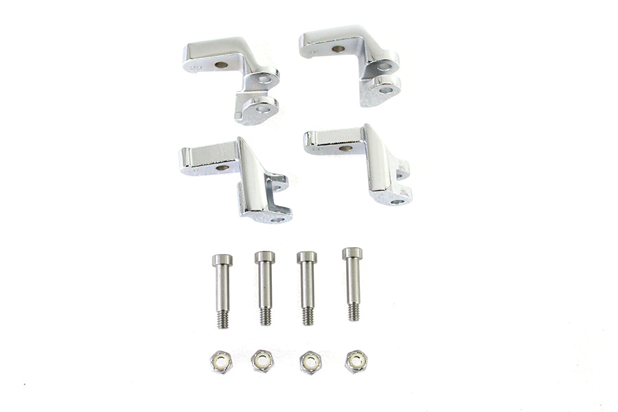 Driver Footboard Relocator Kit Chrome