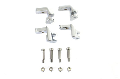 Driver Footboard Relocator Kit Chrome