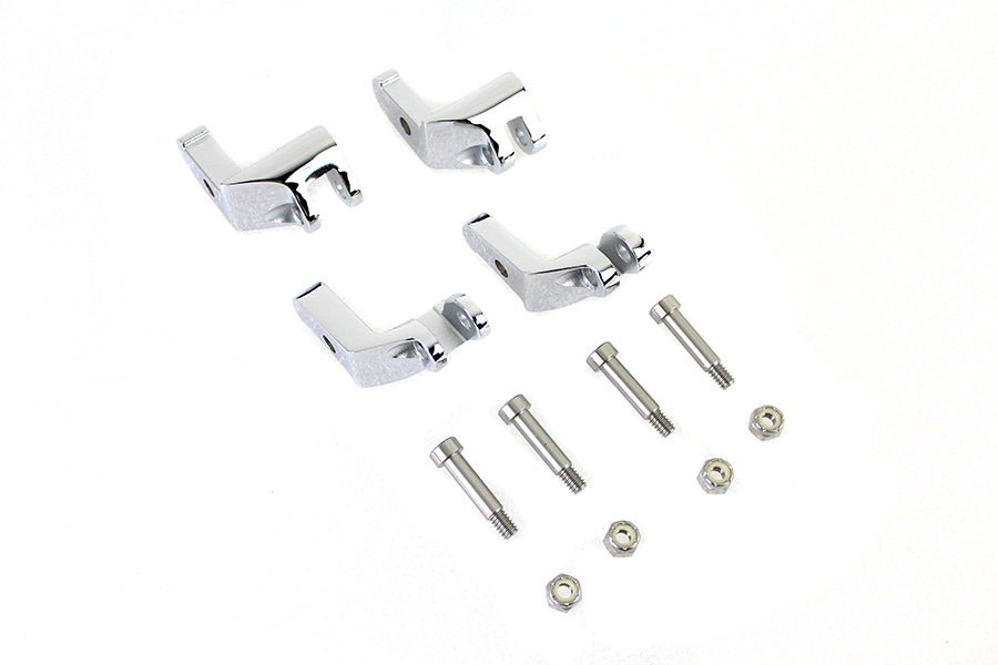 Driver Footboard Relocator Kit Chrome