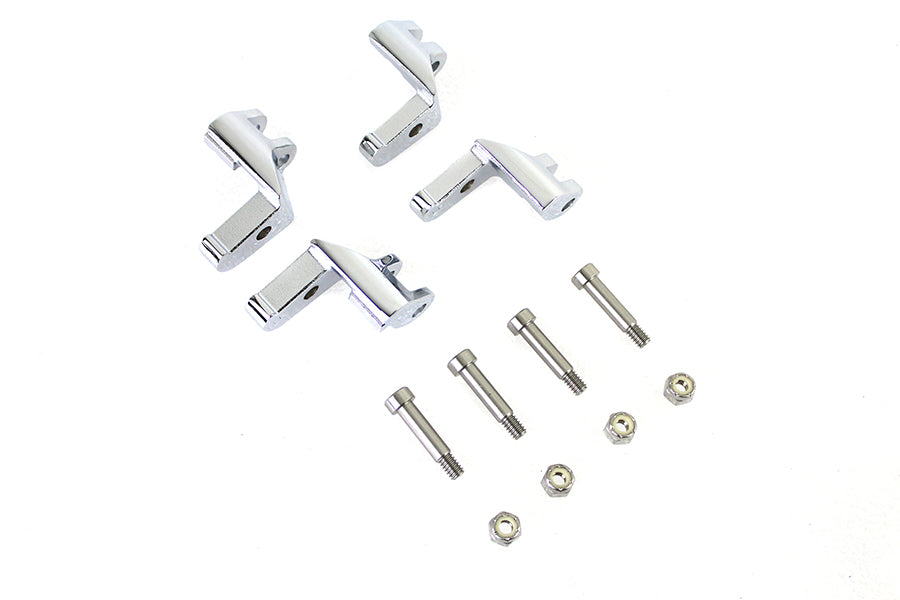 Driver Footboard Relocator Kit Chrome