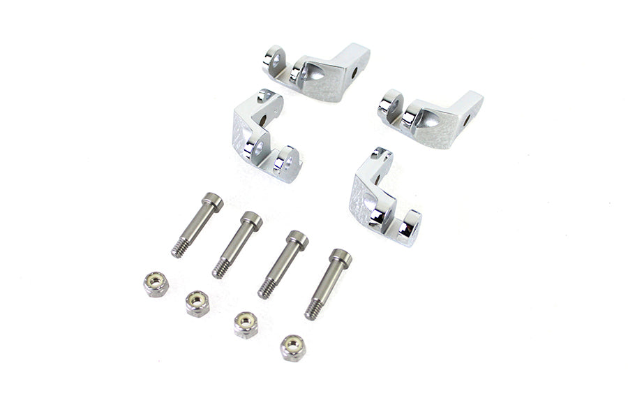 Driver Footboard Relocator Kit Chrome